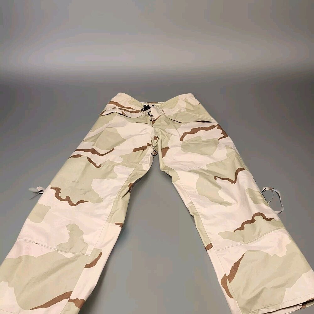 Military Pants Mens Small Regular Trousers Cold Weather Camo Desert Goretex